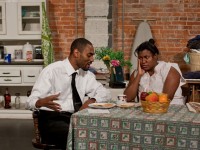 From L to R: Walter DeShields as “Walter” and Tene Fletcher as “Ruth” in Tri-County Performing Arts Center's A RAISIN IN THE SUN running in Pottstown PA through January 16.