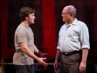 Haley Joel Osment and Stephen Rowe in Philadelphia Theatre Company’s RED; both actors did extensive research on Mark Rothko and his work, including Osment’s trip to the Tate Gallery in London to view the artist’s original paintings. (Photo credit: Mark Garvin)