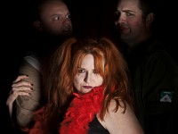 Members of the cast of Milburn Stone Theatre's THE ROCKY HORROR SHOW running in North East MD through October 31.