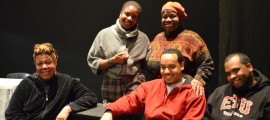 THE GLASS MENAGERIE CAST and Director Connie Norwood top right. Photo credit: SCTC.