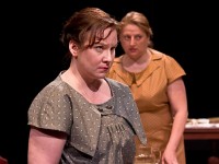 Andrea Frassoni, Leena Devlin in a scene from Tri-PAC's TOYS IN THE ATTIC, running in Pottstown, PA through March 25.