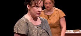 Andrea Frassoni, Leena Devlin in a scene from Tri-PAC's TOYS IN THE ATTIC, running in Pottstown, PA through March 25.