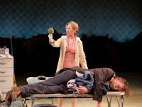 Lorri Holt and Bruce McKenzie in CURSE OF THE STARVING CLASS at Wilma Theater. (Photo credit: Alexander Iziliaev)