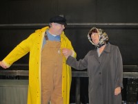 Michael Tamin Yurcaba and Annette Traci in a scene from Colonial Playhouse's RED HERRING, running in Aldan, PA through March 24.