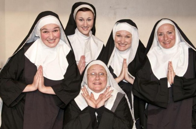 The cast of NUNSENSE at Phoenix Festival Theatre, running at