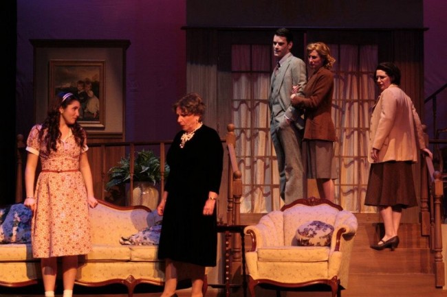 The cast of The Ritz Theatre Company's THE CHILDREN'S HOUR running in Oaklyn, NJ. (Photo courtesy of The Ritz Theatre Company)