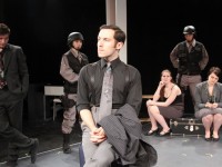 Eric Alexander Goetschel, Karina Croskrey, Jamison Foreman, Brittany Kvitko, Sam Nagel and Laura Murphy in New City Stage Company's TERRORISM. (Photo credit: Annie Such)