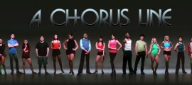 The cast of Playful Theatre Productions' phenomenal rendition of A CHORUS LINE running at Kelsey Theatre through May 6.