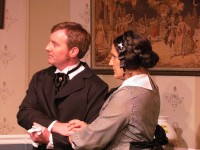 Eric Jarrell and Maria Jarrell star in THE HEIRESS at Forge Theatre in Phoenixville PA.