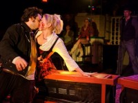 Members of the cast of BLOODY BLOODY ANDREW JACKSON: Righteous Jolly, Kerry Kristine, Dana Michael, Dylan Geringer and Joe Trainor (Photo credit: Joe Del Tufo)