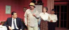 (LtoR) Paul Brodo, Gary Werner, Phyllis Josephson and Debbi Nanni-Zacher star in Haddonfield Plays and Players' ARSENIC AND OLD LACE.