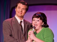 Greg Kasander and Nicole Bright star in Steel River Playhouse's HAIRSPRAY.