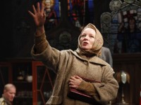Cara Seymour (as Lily, foreground) in Brian Friel's THE FREEDOM OF THE CITY at Irish Repertory Theatre (132 West 22nd Street), directed by Ciaran O'Reilly. For more information, visit http://www.irishrep.org. (Photo credit: Carol Rosegg)