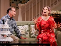 Mark Linn-Baker and Lizbeth Mackay star in ONE SLIGHT HITCH at George Street Playhouse. (Photo by Frank Wojciechowski)