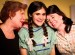 Liz McCallum, Emily Selverian, and Cathy Gibbons Mostek try to "live, love, laugh, and be happy," as HOLLYWOOD ARMS, written by Carrie Hamilton and Carol Burnett, continues at Spotlight Theatre through May 18.