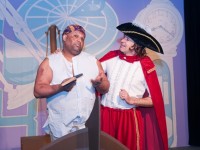 Thomas Abraham, Mike Gavanaus in one of 7 one-acts comprising WAITING FOR THE FAT LADY TO SING at Old Academy Players.
