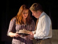 Jennifer Huth as Diana Goodman and Mark Dixon as Dan Goodman in Bootless Stageworks' NEXT TO NORMAL. (Photo credit: Blue Hen Studios)