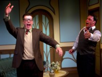 Michael Doherty as Max and Jeffrey Coon as Tito in LEND ME A TENOR at Act II Playhouse. (Photo credit: Bill D'Agostino)