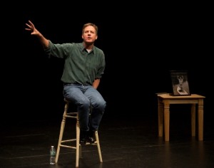 Martin Moran stars in THE TRICKY PART, one of two plays making up Two River Theater Company's A MAP OF THE SOUL. (Photo credit: T. Charles Erickson )