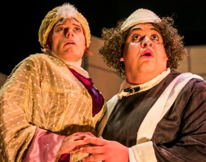 Carl Smith and Joel Guerrero star in THE MYSTERY OF IRMA VEP at Hedgerow Theatre. (Photo credit: Ashley LaBonde of Wide Eyed Studios)