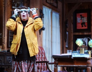 Marsha Mason as Helga Ten Dorp in Bucks County Playhouse's production of DEATHTRAP. (Photo credit: Mandee Kuenzle)