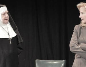 Susan Dewey, as Mother Miriam Ruth and Nancy Bennett as Dr. Livingstone. (Photos credit: Robert Bingaman)