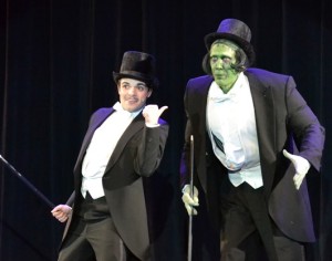 Anthony Connell and David McConney star in YOUNG FRANKENSTEIN at The Candlelight Theatre. (Photo credit: Cindy Millison)