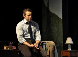 Adam Darrow stars as Constantine in THE SEAGULL at Allens Lane Theater. (Photo credit: Tracey Carullo)