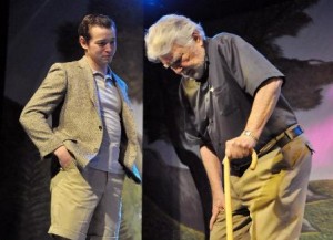 Adam Darrow and Gerson Alexander in Allen Lane Theater's production of THE SEAGULL, running through February 13. (Photo credit: Tracey Carullo)