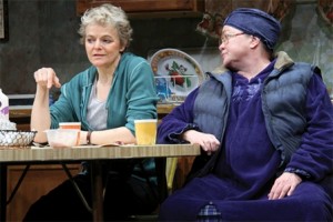 Ellen McLaughlin and Cynthia Lauren Tewes in GOOD PEOPLE at George Street Playhouse. (Photo credit: Gerry Goodstein)