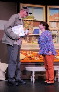 RJ Kurowski and Mary MacAvoy in a scene from PLACES! 