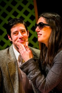 Brendan Cataldo and Sarah Braverman star in Larry McKenna's STRICTLY PLATONIC at Hedgerow Theatre through March 3.
