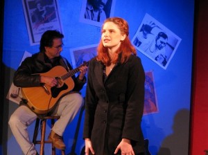 Michael Post and Amanda Kochey The Village Playbox's production of LIES & LEGENDS. (Photo credit: Steve Allen)