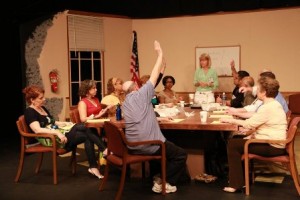 The cast of 12 ANGRY JURORS at Chapel Street Players.