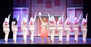 Taylor Elise Rector as Elle Woods and Ensemble in New Candlelight Theatre's LEGALLY BLONDE THE MUSICAL.  (Photo credit: Kelsey McDowell)