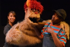 Puppets and actors share the stage in STAGES at Camden County College's production of AVENUE Q.