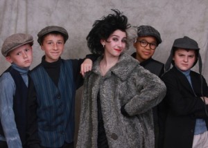 Cruella and her Henchmen: Justin Leusner, Luke Foering, Samantha Spirt, Nicholas Williams & Danny Pizzi.