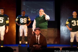 Members of the cast of LOMBARDI at The Eagle Theatre in Hammonton, NJ. (Photo credit: Chris Miller)