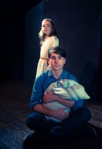 Stephanie Cowgill of Philadelphia and Ben Storey of Philadelphia appear in THE PILLOWMAN.