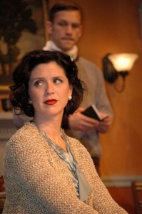 Marisa Brown, Jesse Lehman in THE MOUSETRAP.  (Photo Credit: Sara Stewart)