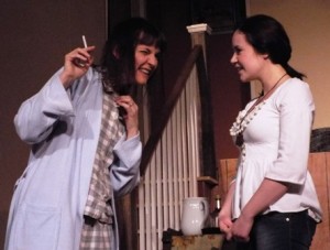 Susan Blair & Amanda Hinkle in a scene from AUGUST: OSAGE COUNTY.